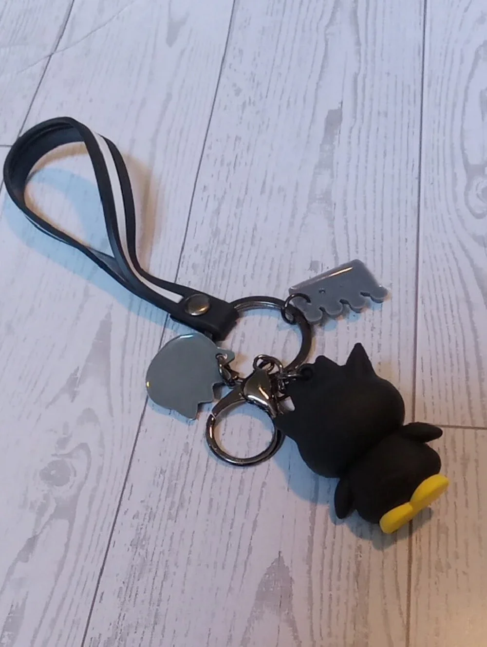 Penguin & Charms Keychain Bag Charm With Strap
